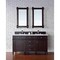 James Martin Vanities Brittany 60in Double Vanity, Burnished Mahogany w/ 3 CM White Zeus Quartz Top 650-V60D-BNM-3WZ - alternate 5